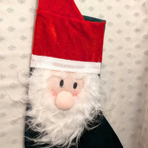 New! Santa Floppy Hat Stocking 16" - Picture 5 of 5